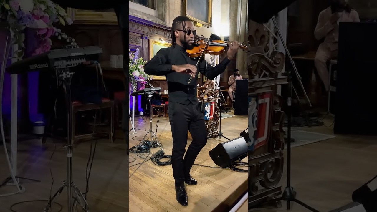 Elegant live violin performance for a corporate event. #corperate #event #violinist #europe #elegant