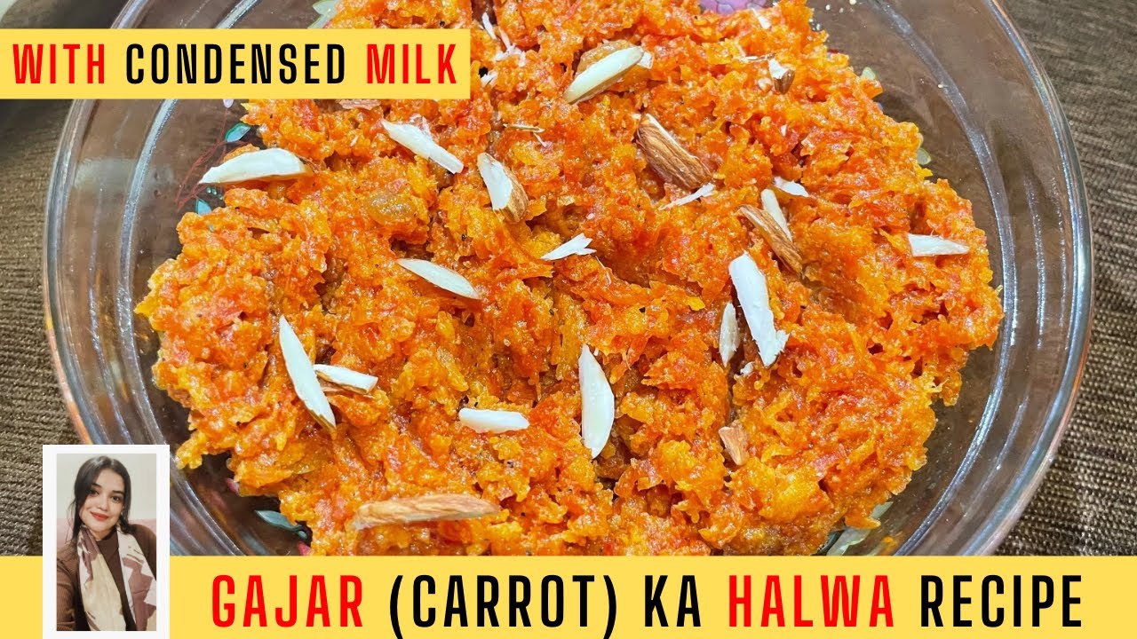 Gajar Ka Halwa with Condensed Milk | 5 Ingredients Gajar Halwa | Quick Gajar Halwa | Gabby Ferns