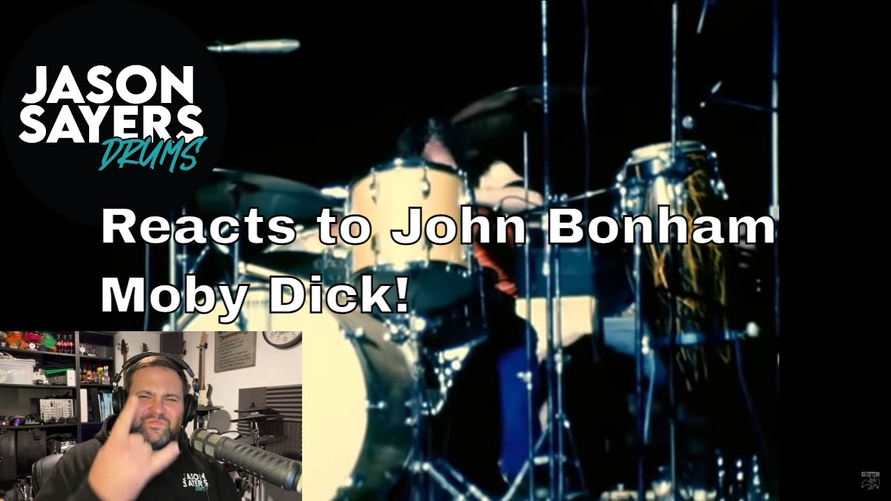 Drummer reacts to - John Bonham - Led Zeppelin - Moby Dick