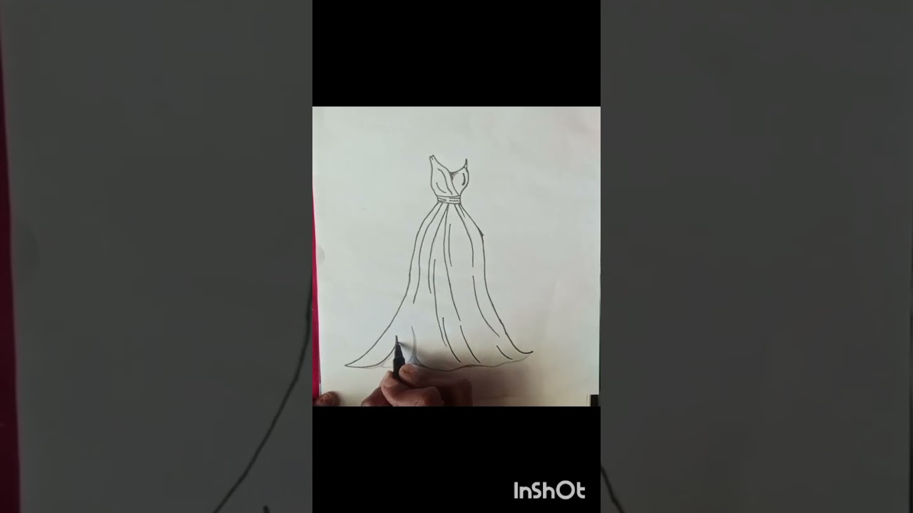 #sketch#simple #gown