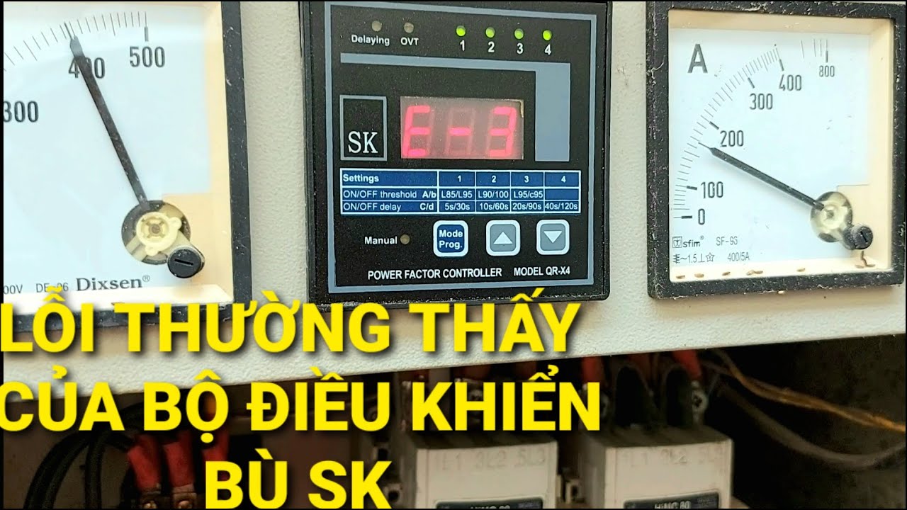 Cẩn thận với em SK  QR-X4  hiển thị đèn nhưng không kích điện đóng khởi Bù_ lỗi thường gặp