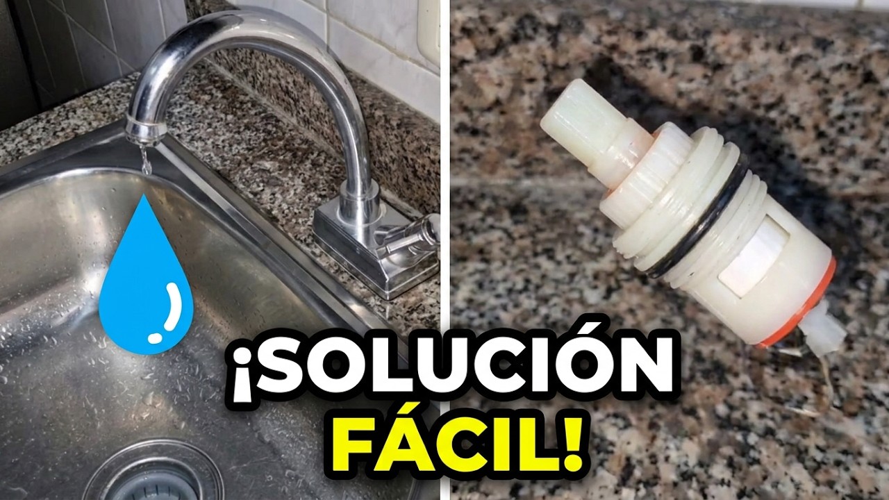 ¿Te esta goteando la llave del LAVAPLATOS?