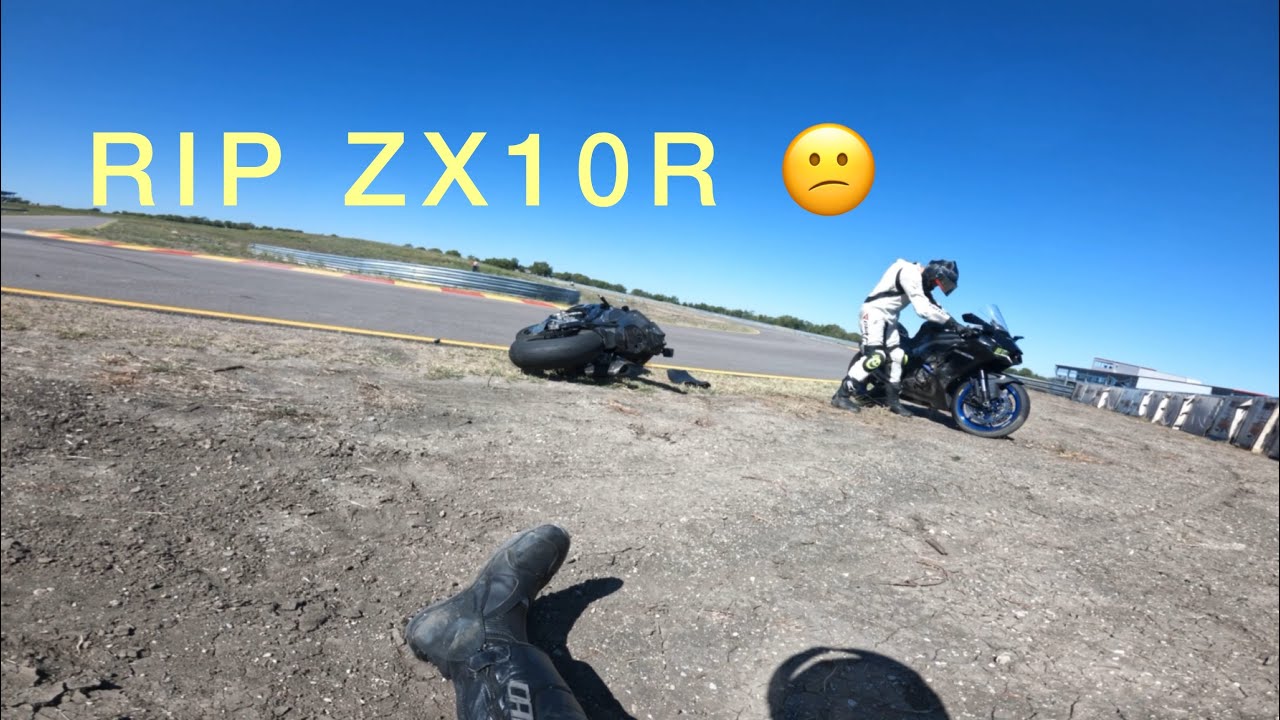 I WRECKED AT THE TRACK 😰