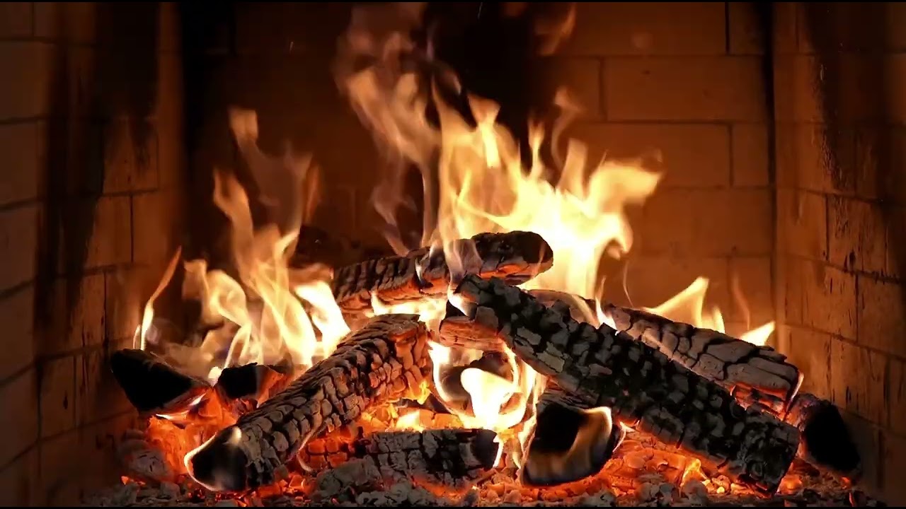 FIREPLACE   AESTHETIC, & ROMANTIC, PEACEFUL.🔥❤️