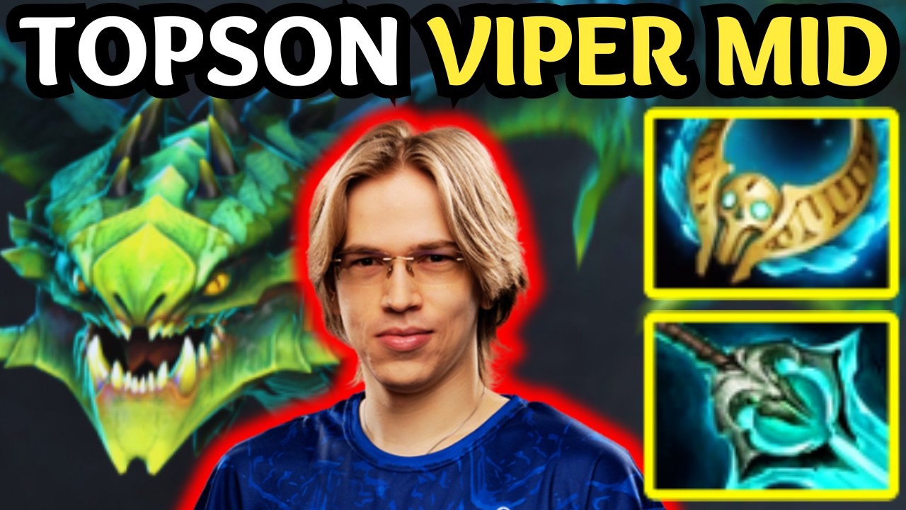 🔥 HE IS BACK !! Topson VIPER Mid GOD &mdash; INSANE Poison DOMINATION 🔥 Dota 2 Mid