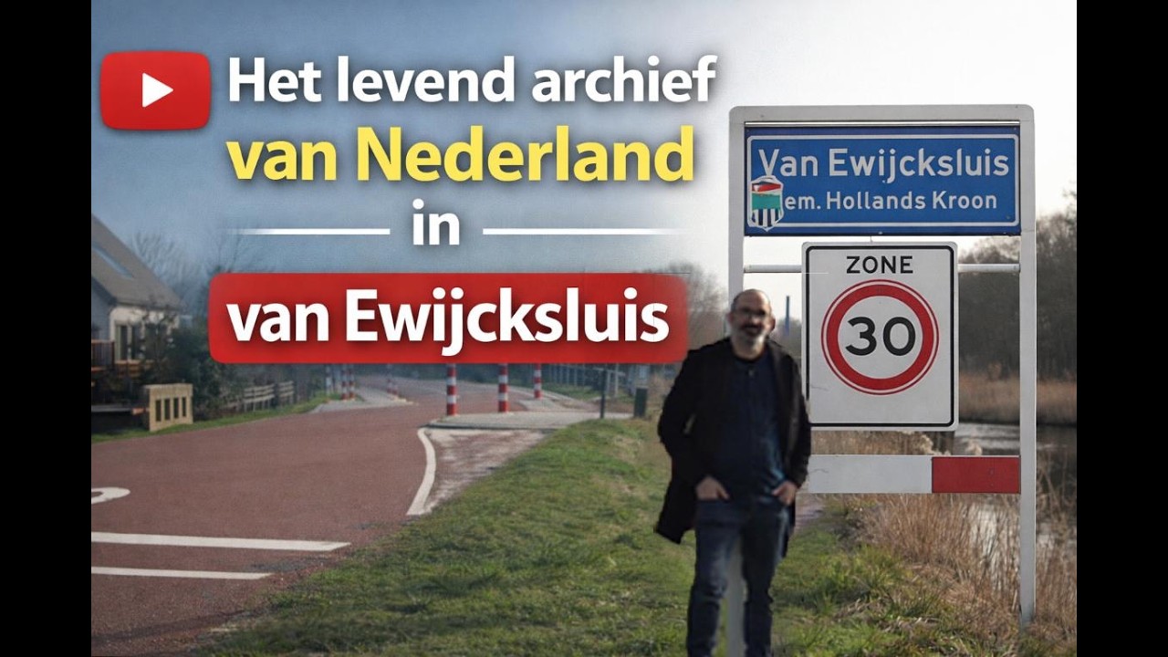 Heel klein dorp,SUPER belangrijk voor polders en regio | Het Levend Archief van Nederland #HLAVN