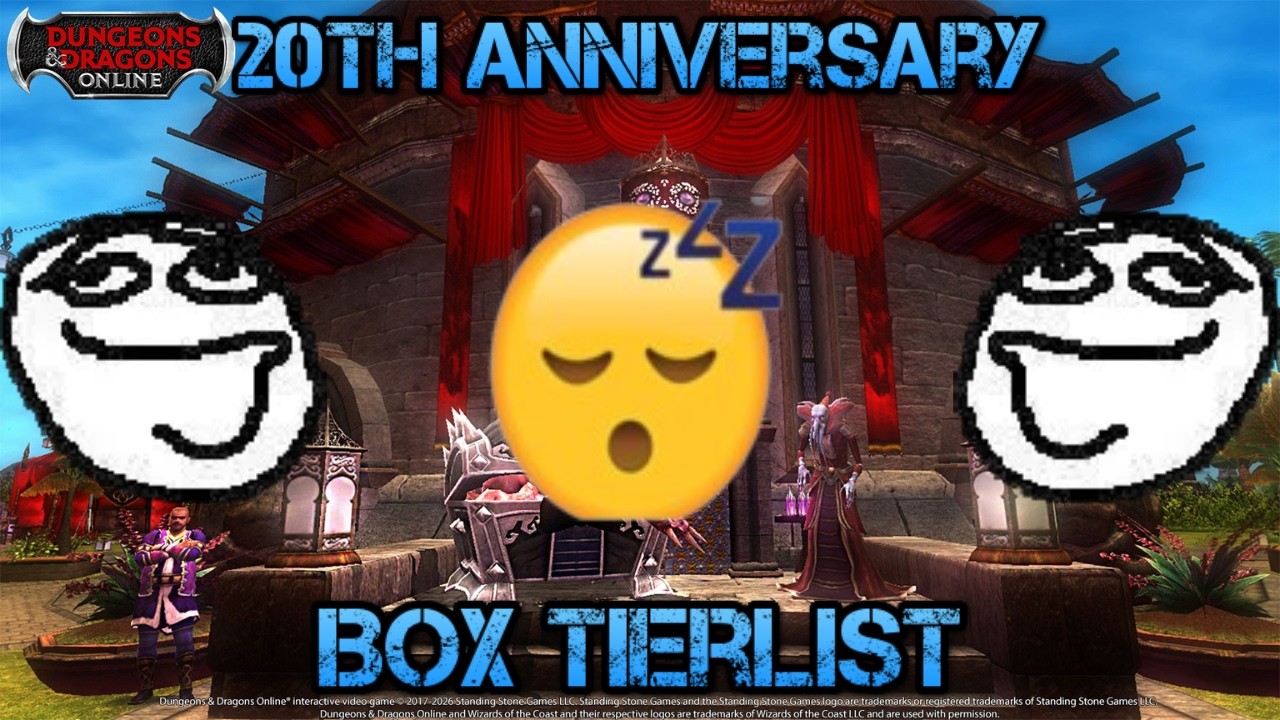 20th Anniversary Raider''s Box Tierlist