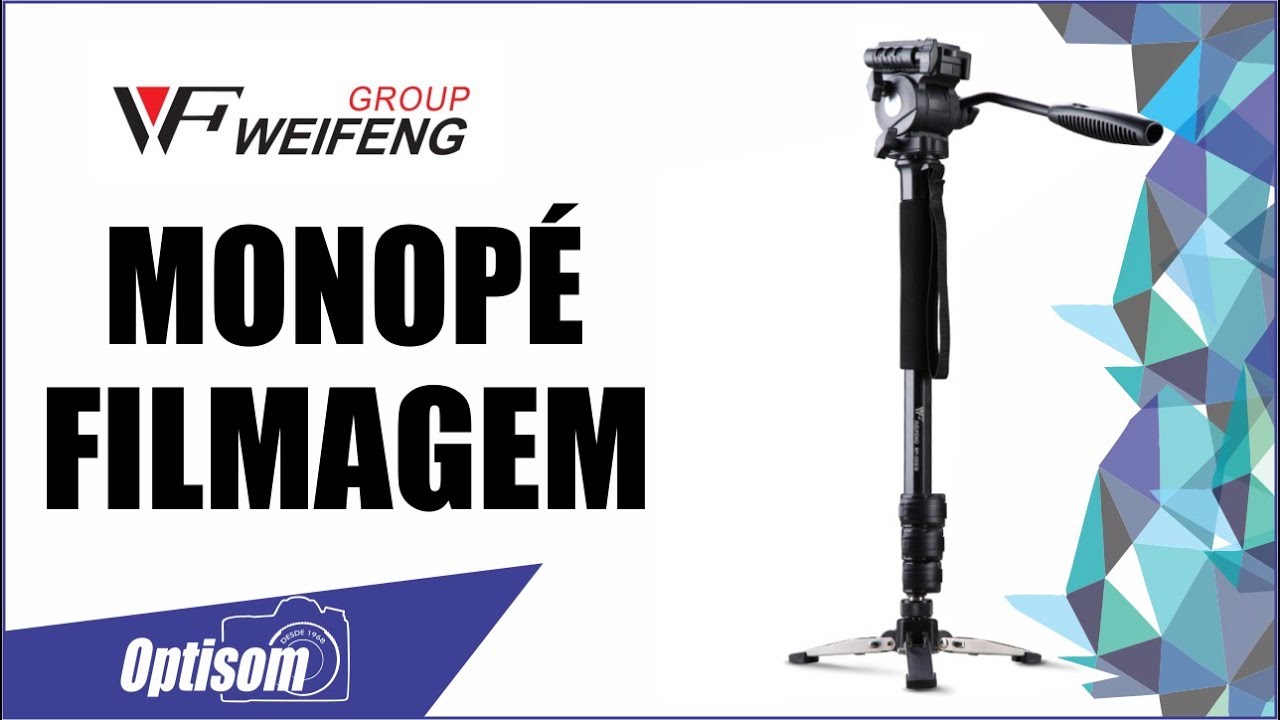 Monopé hidráulico Greika Weifeng WT3958M | Loja Optisom