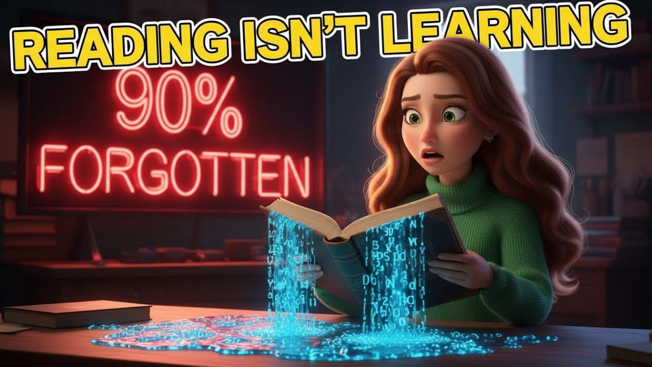 Why Your Brain Forgets 90% of What You Read (And how to Fix It)
