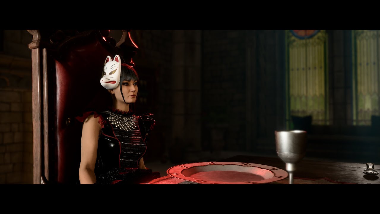 Su-metal in Baldur's Gate 3 mod (Kitsune mask and hair update)