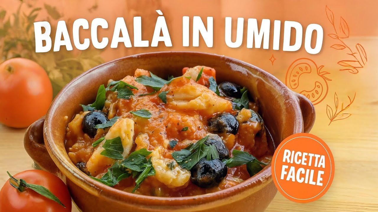 BACCALÀ IN UMIDO Ricetta Facile e Veloce | Come Cucinare il Baccalà Perfetto in 30 Minuti! | #food