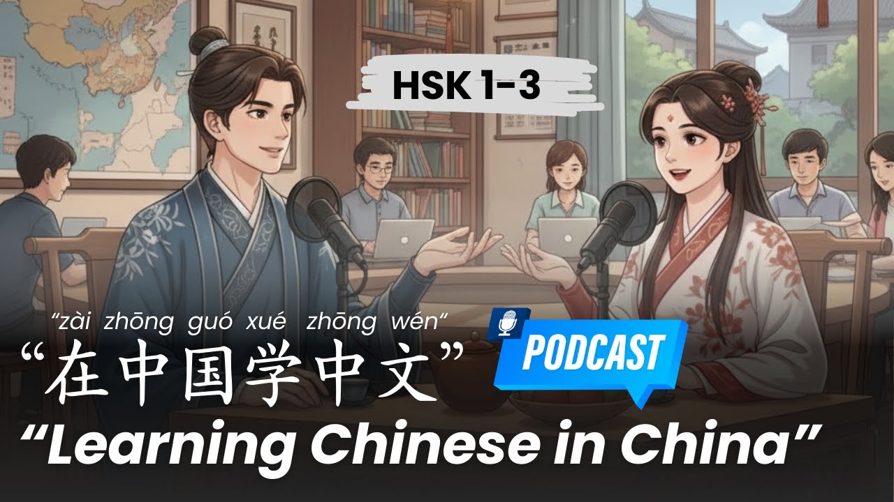 HSK 1-3 l Experience of learning Chinese in China l 在中国学中文的经验 l Chinese Podcast