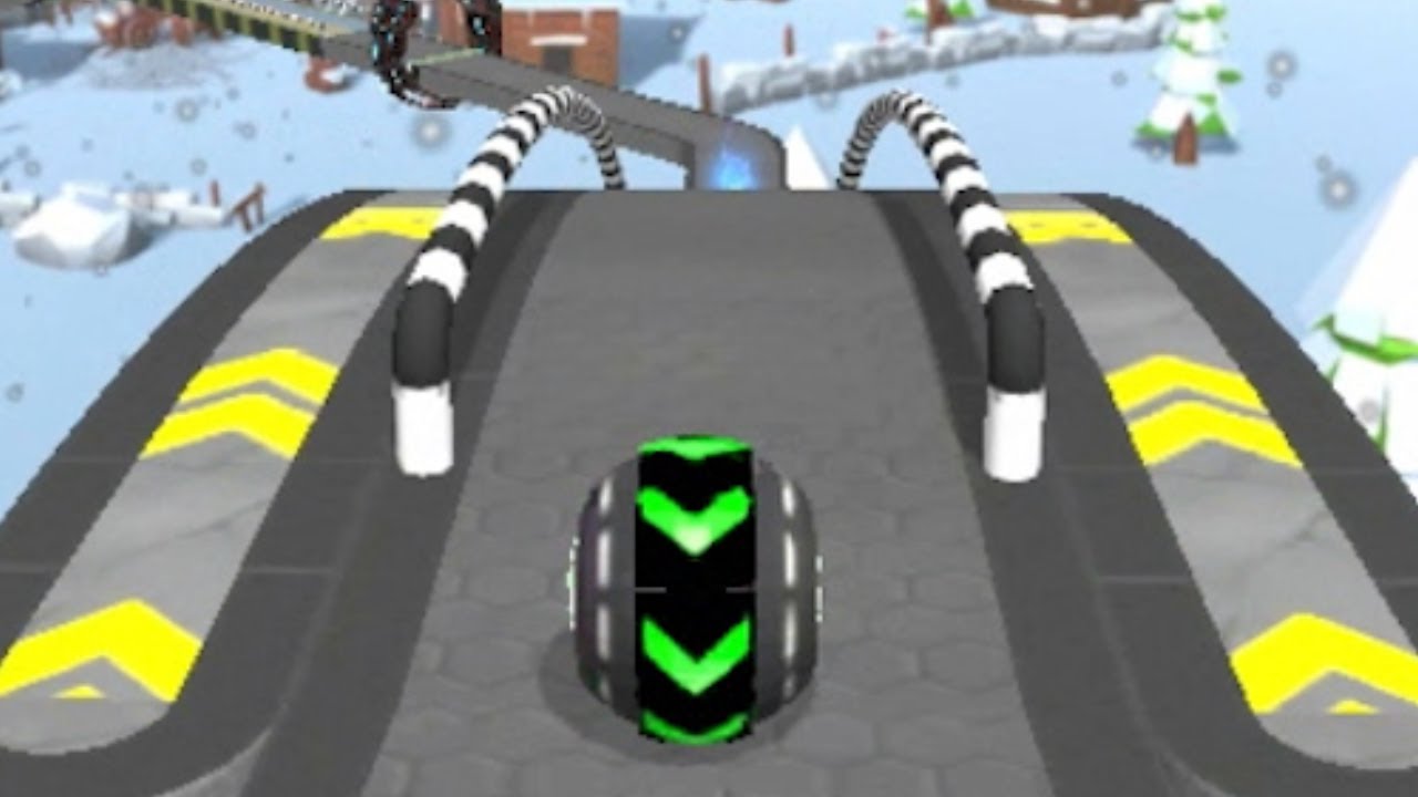 Rolling Ball Sky Escape SpeedRun Gameplay New Update Level (1 - 15)