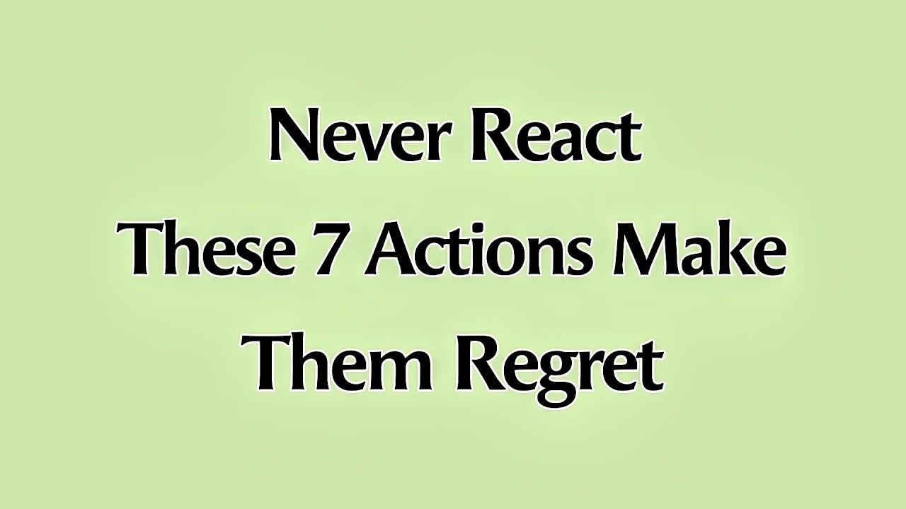 Never React to Toxic People, 7 Actions That Make Them Regret 😌🧠 | Mind Secrets
