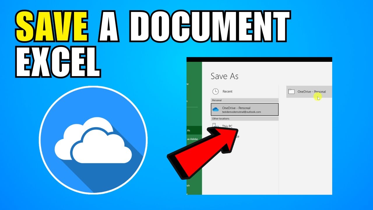 How To Save A Document To OneDrive In Excel (2026) (Complete Guide)