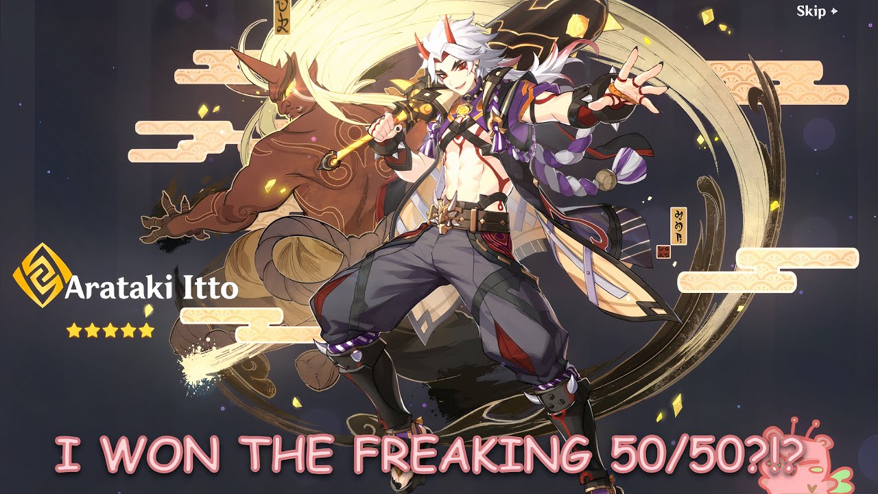itto simp actually pulls itto (w/ friends!) | genshin impact