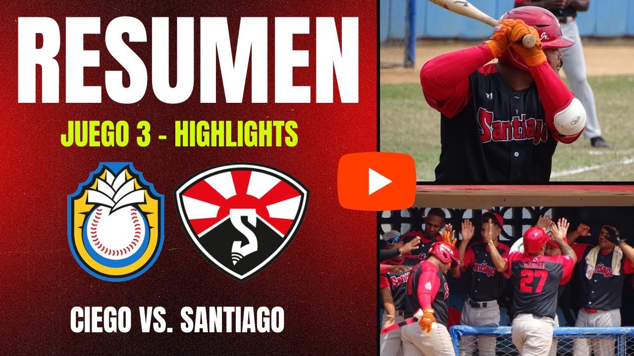 🔴 Highlights (HD): Ciego de Ávila 🆚 Santiago de Cuba | Liga Élite | Resumen Juego 3