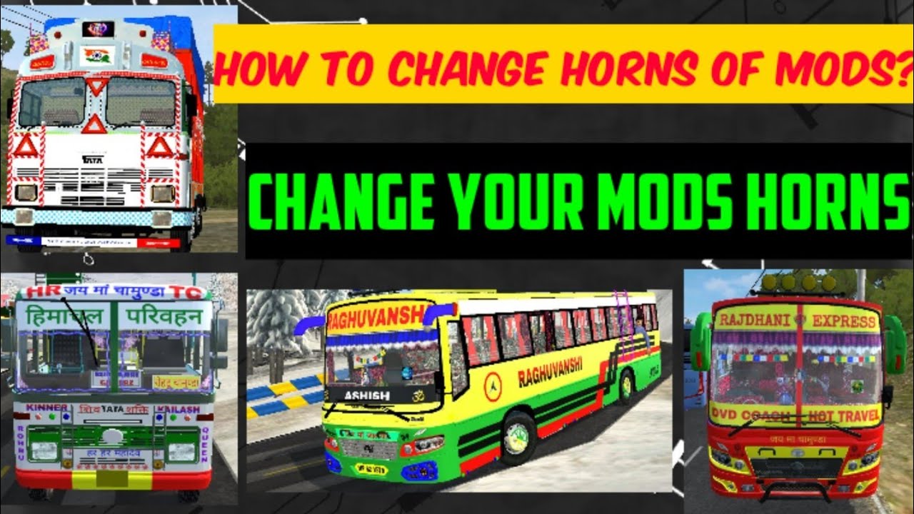 how to change mod horns | customize your mod with Indian horns | fully indian horns download now