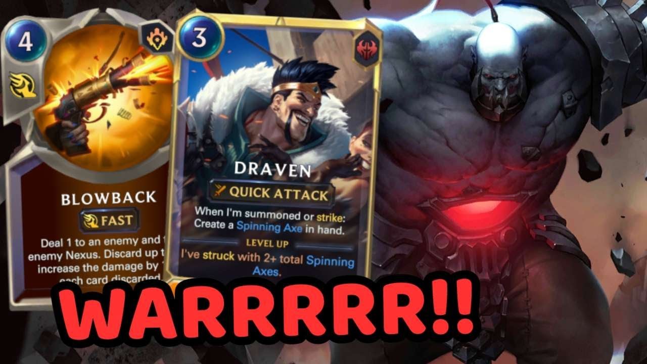 DRAVEN SION BLOWBACK DISCARD DECK  | Legends of Runeterra