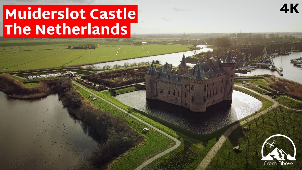 Muiderslot Castle - The Netherlands | 4k | 2022 | Drone DJI Mini 2