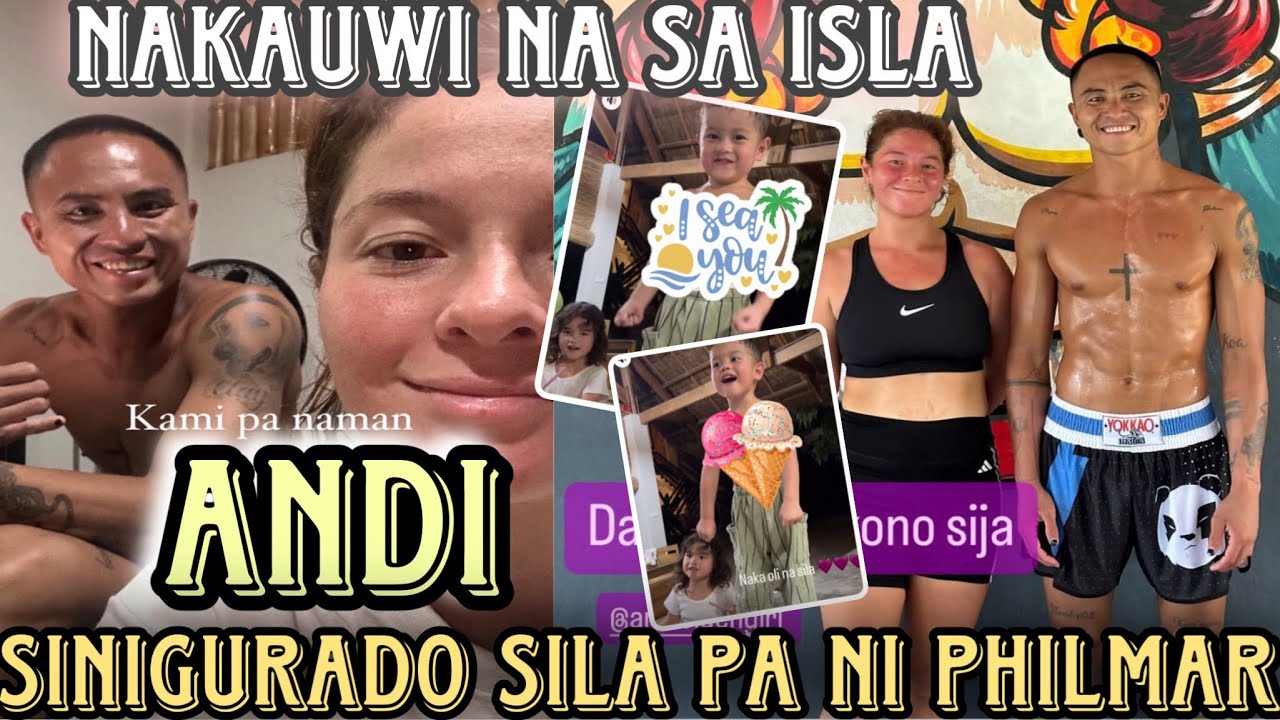 Andi nakabalik na sa Isla Siargao at nakipag selfie ky philmarconfirmed hindi pa daw sila hiwalay