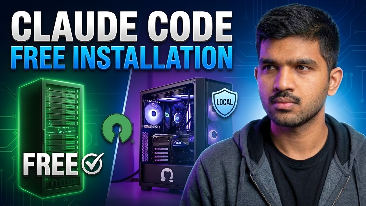 Install Claude Code for FREE (Run 100% Local, No API Costs)
