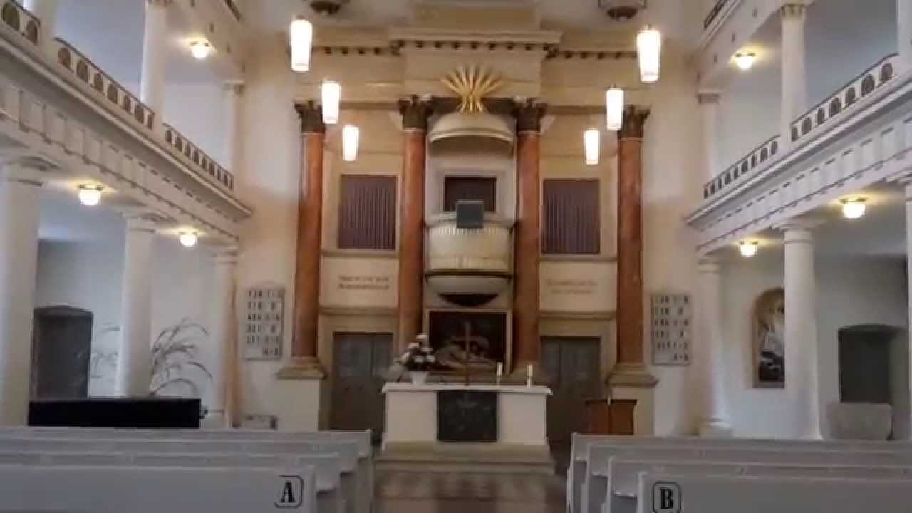 Ansicht des Innenraumes der Dreieinigkeitskirche Zeulenroda