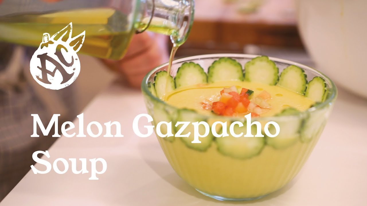 How to Make Melon Gazpacho Soup