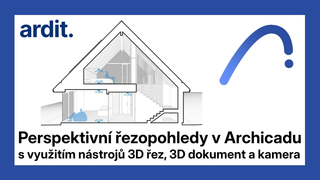 Jak udělat perspektivní řezopohledy v Archicadu (ENG SUB)
