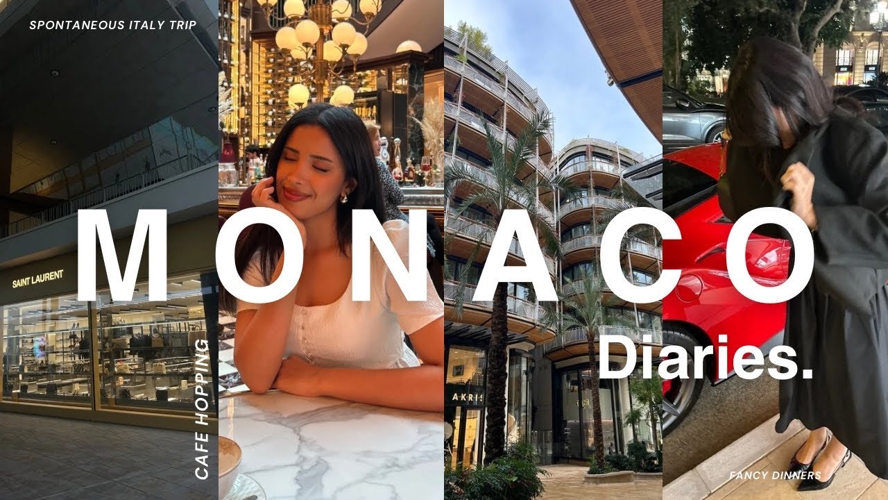 Café Hopping in Monaco & Spontaneous Italy Trip | Monaco Diaries
