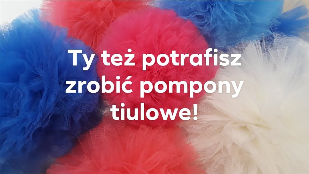 Jak zrobić pompony z tiulu? 3 sposoby!