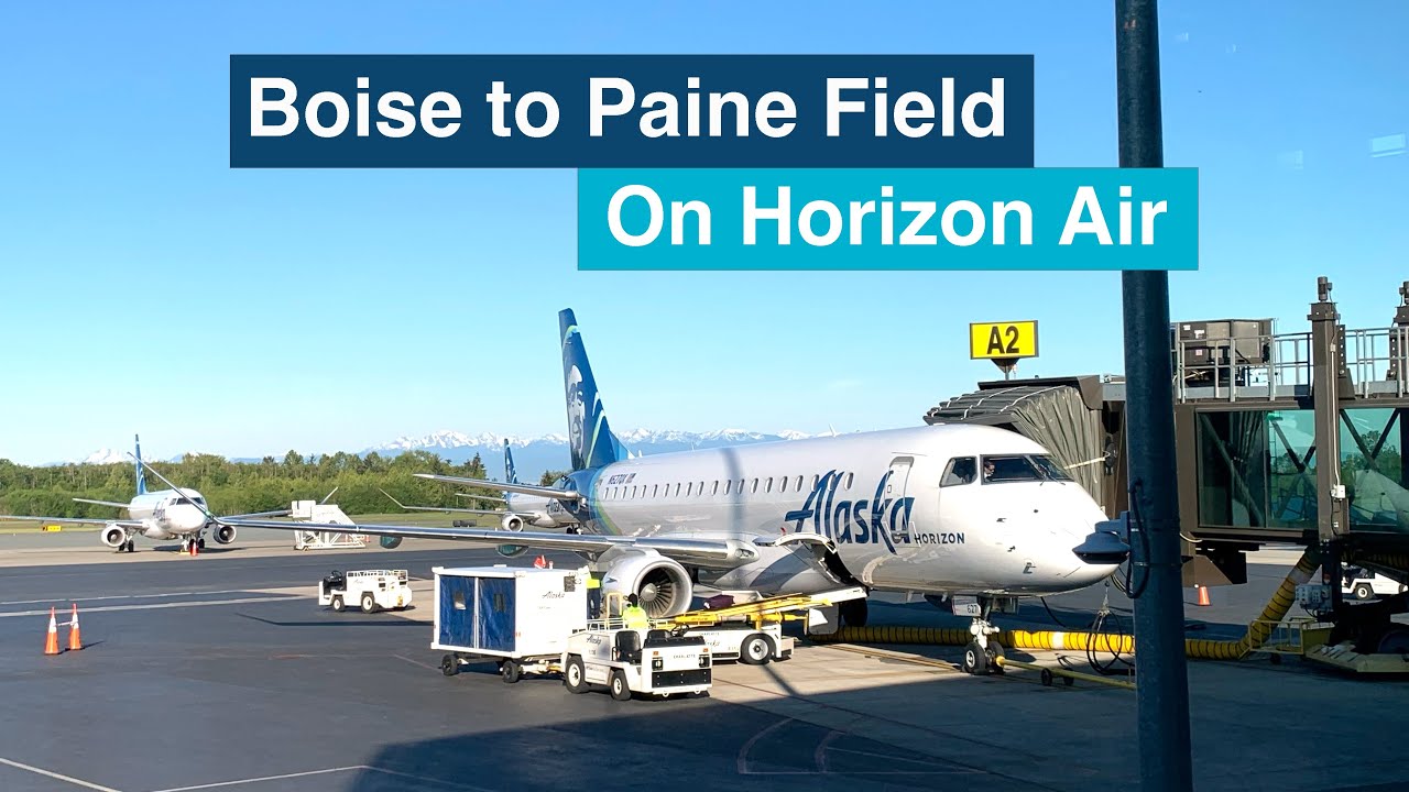 TRIP REPORT | Alaska Airlines (Main Cabin) | Boise to Everett | E175