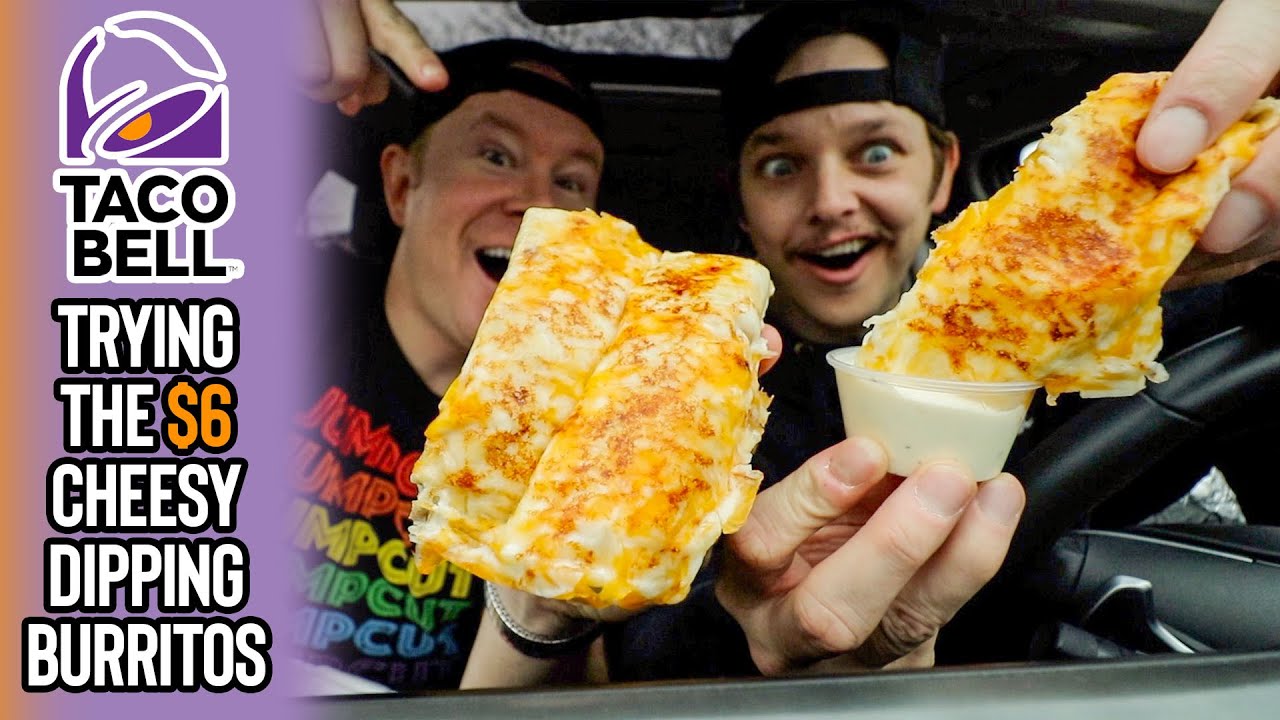 Обзор буррито с сыром и сливочно-чесночным соусом от Taco Bell за 6 долларов.
