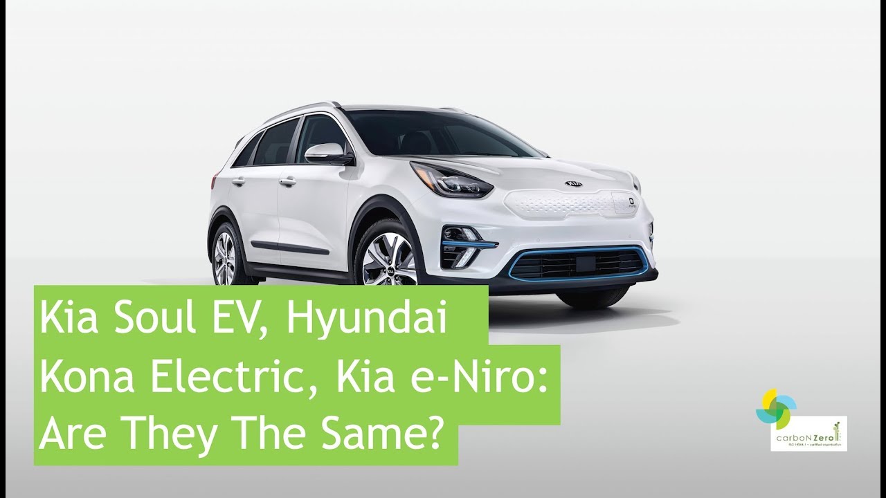 Kia Soul, Hyundai Kona, Kia Niro - Are They The Same?