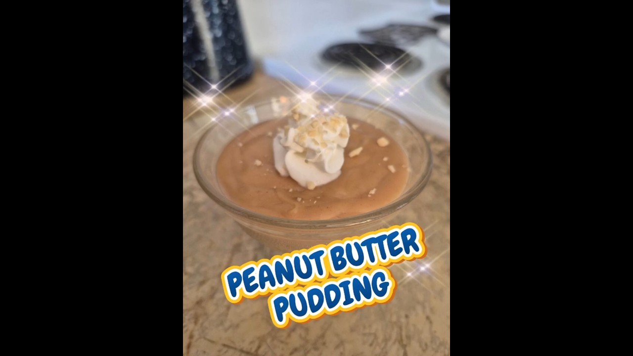 Homemade Peanut Butter Pudding #cooking #food #eat #dessert