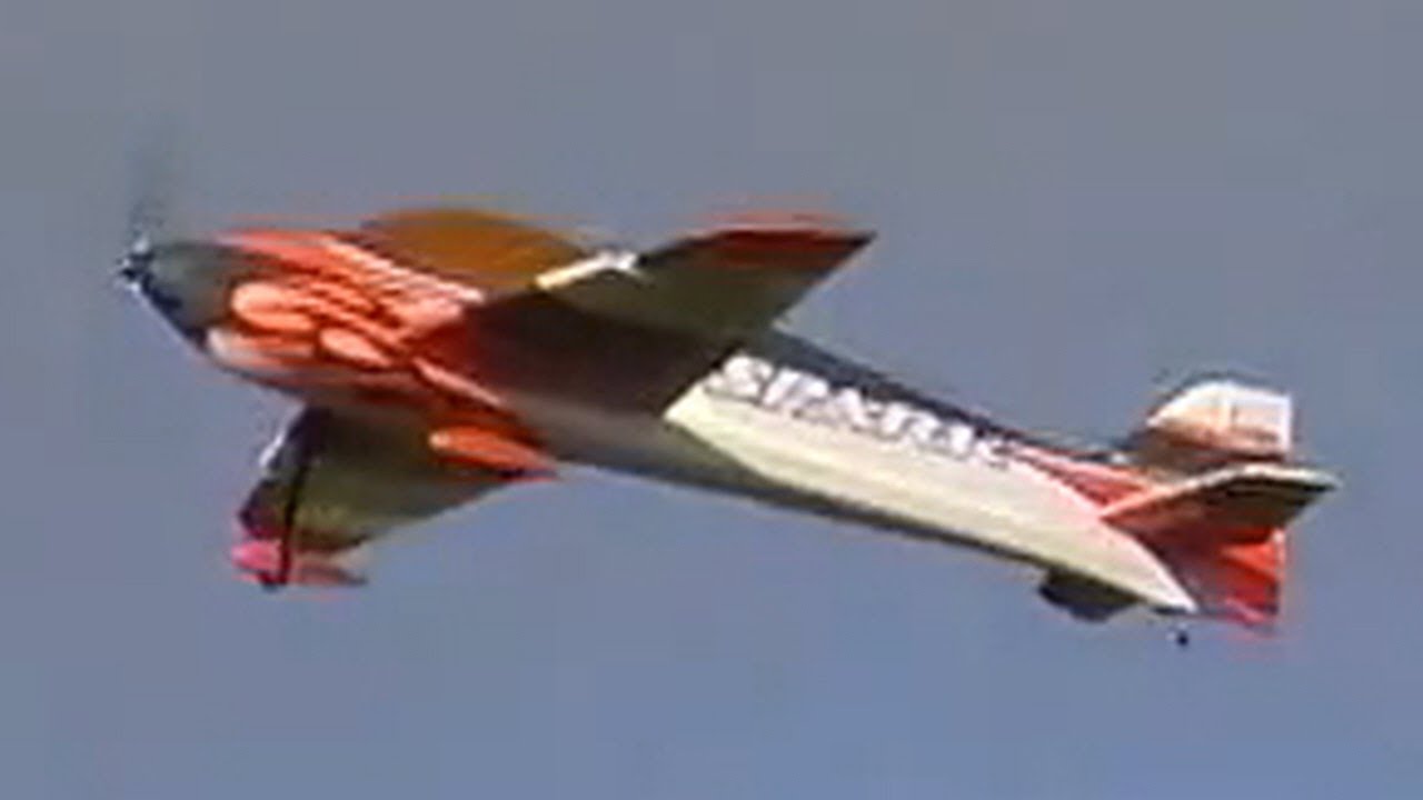 Spark Krill 2M pattern plane   just doing random aerobatics