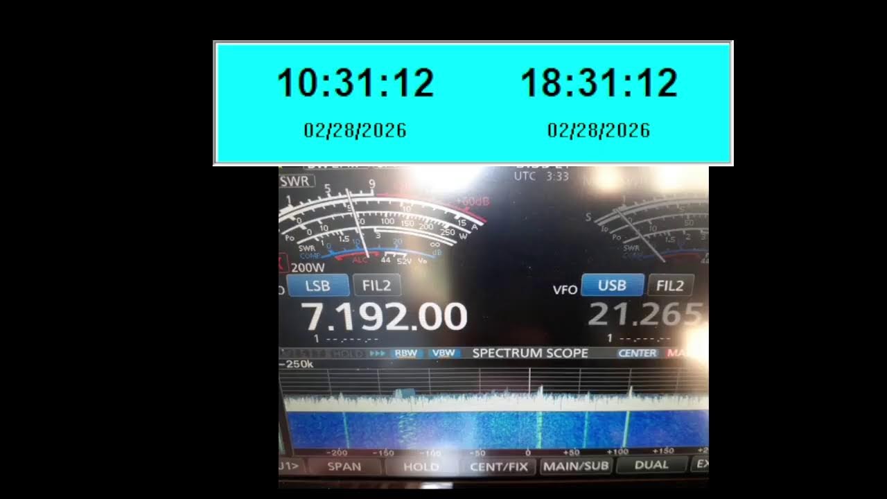 40 Meters Ham Radio Amateur Radio DM14 Southern California