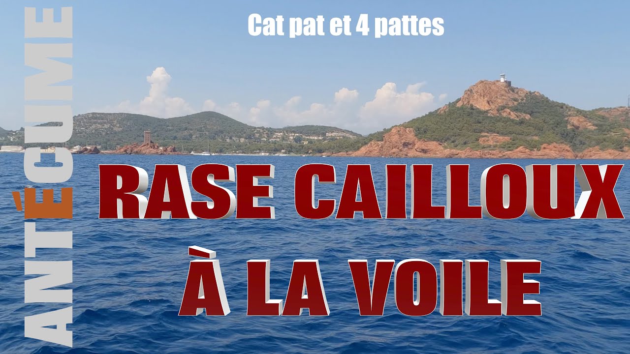 ⛵️RASE CAILLOUX,  mise en place aux îles de Lerins, avant de traverser