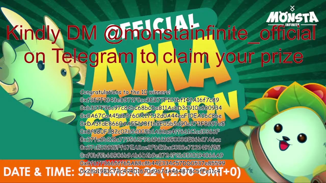 Monsta Infinite Official AMA Session