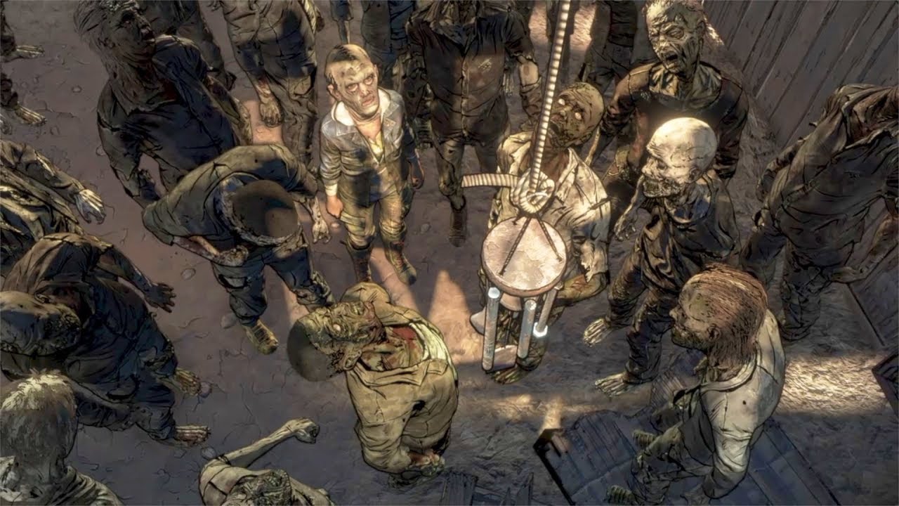 Wind Chime Scene - Clementine Enters a Barn Full of Walkers/Ep.3/The Walking Dead: The Final Season