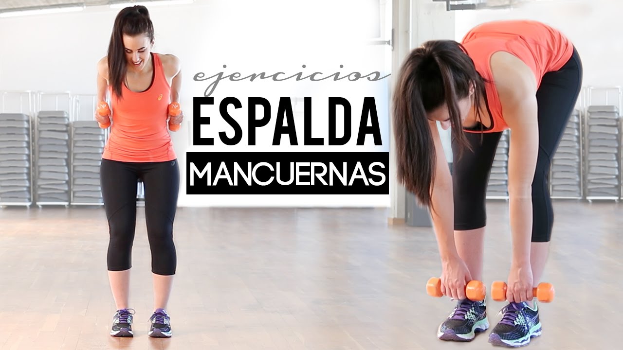 Rutina de ejercicios para la espalda con mancuernas