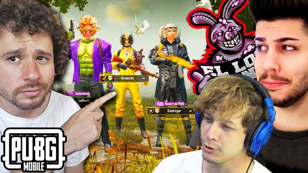 LUISITO COMUNICA juega PUBG MOBILE? 🤣 MATTSINLIFE,DEXTROGER Y EL LOCO SANTI!!
