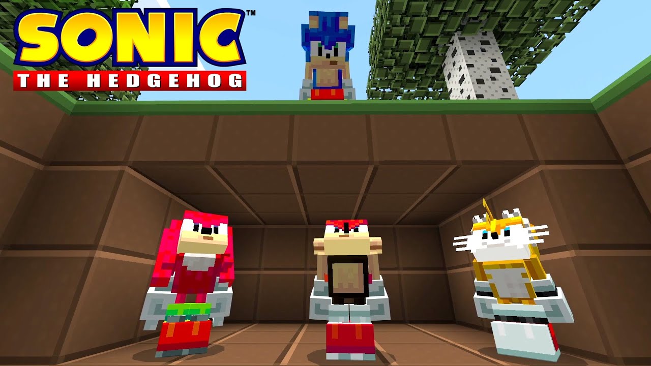 Minecraft Bedrock - Sonic And Friends - Sonic HIDE AND SEEK! [7]