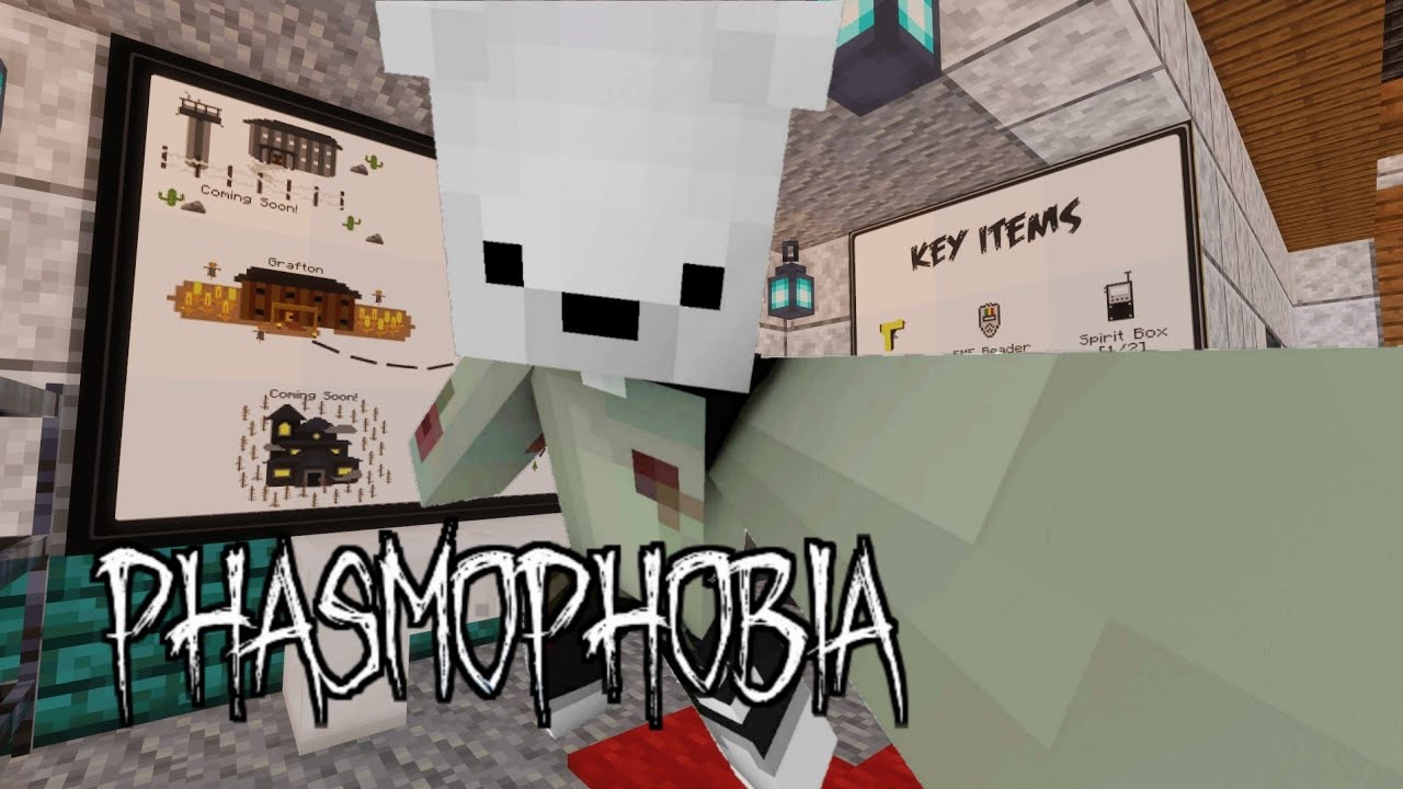 Restaurante EMBRUJADO de PHASMOPHOBIA | Minecraft PE