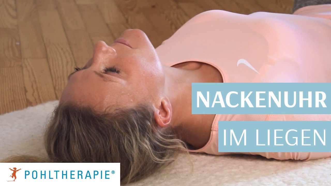 Übung: Nackenuhr im Liegen