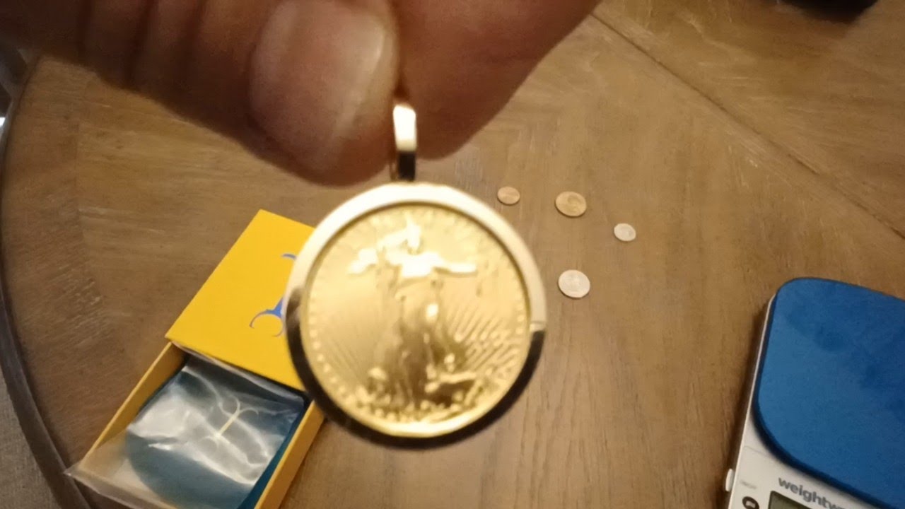 Jacoje American Eagle  1/4 oz. pendant