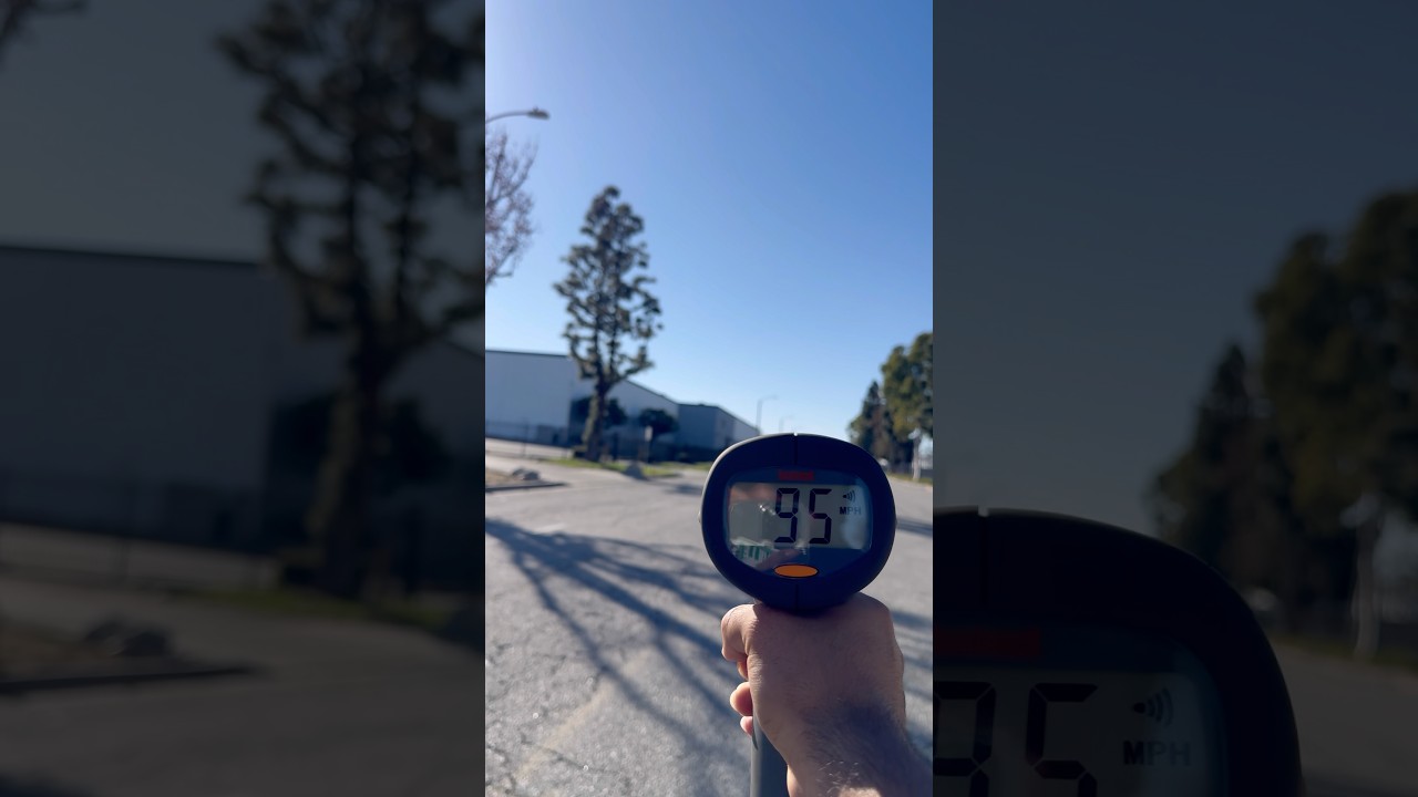95 MPH drag racing minibike, 1/4 mile run #dragracing #minibike