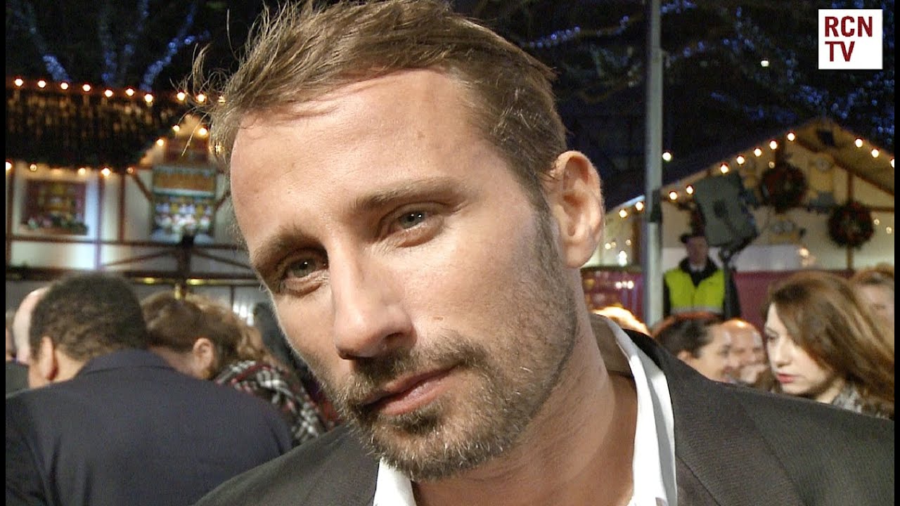 Matthias Schoenaerts Interview The Danish Girl Premiere
