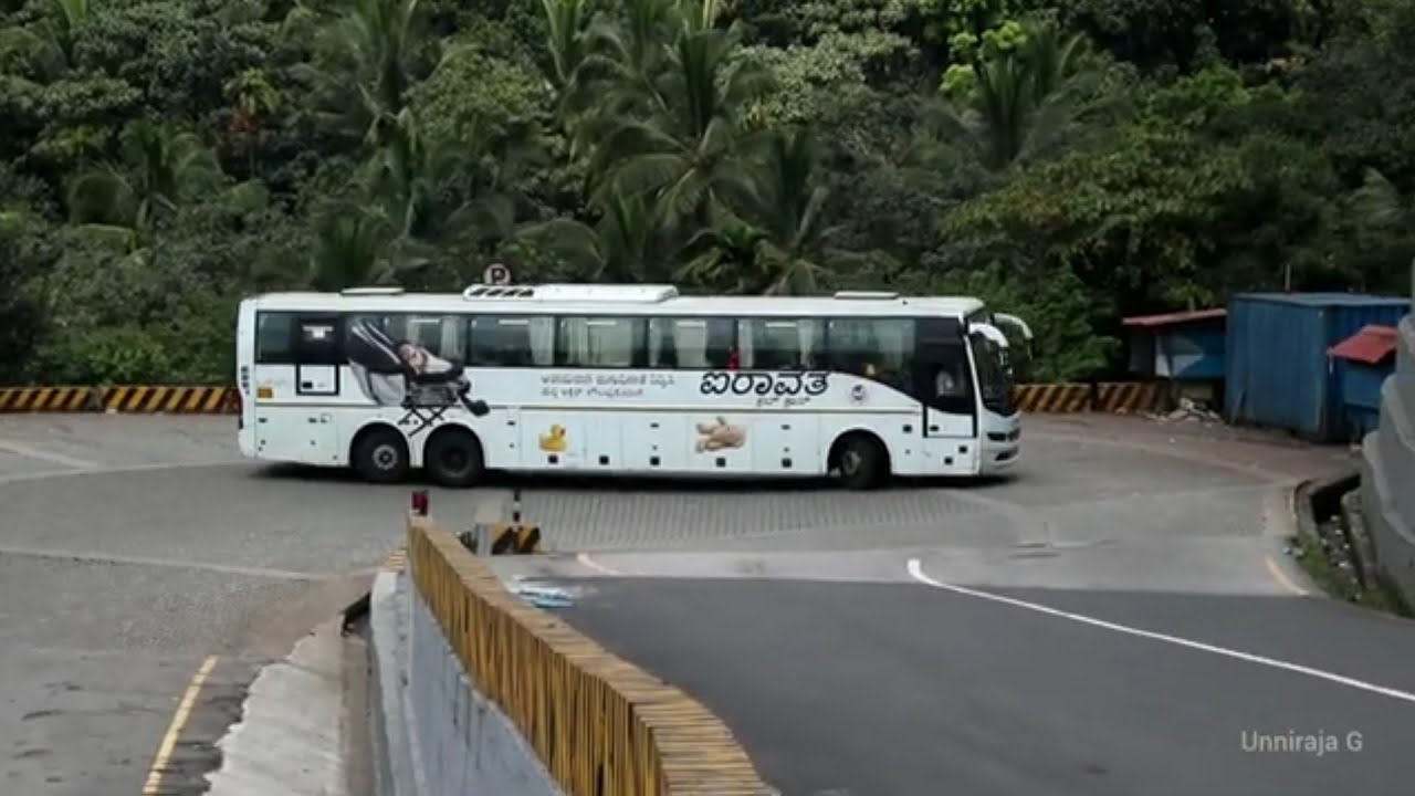 KSRTC Volvo Mass Driving through Kerala| Thamarassery Churam Ghats Hair Pins U Turns Volvo B11R HD