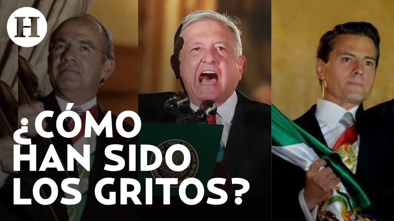 Así han sido los GRITOS de independencia dados por AMLO y otros presidentes ¿cuál es tu favorito?